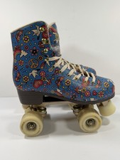 Impala Roller Skates Harmony Blue Peace Love Dove Music Hippie Women's Size 8