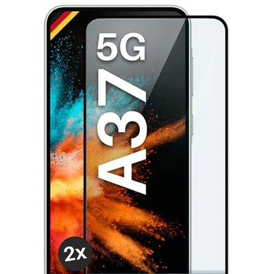 2x Panzerfolie für Samsung Galaxy A37 5G Echt Glas Full Screen Cover Schutzglas