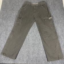 Wrangler Mens HERO Cargo Pants Size 34x32 Tan Casual Utility Work Regular Taper