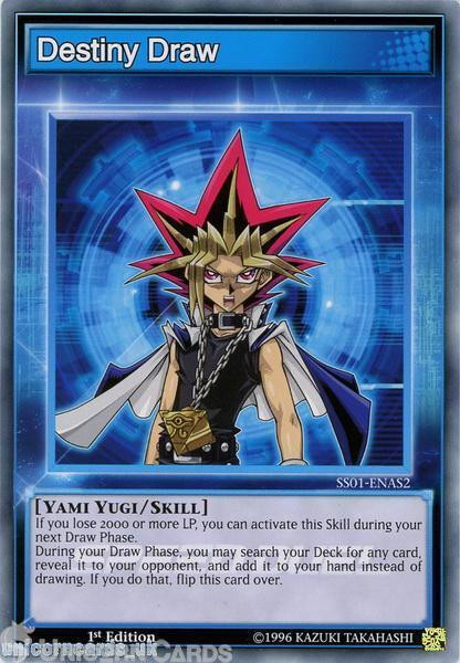 SS01-ENAS2 Destiny Draw 1st Edition Mint YuGiOh Card
