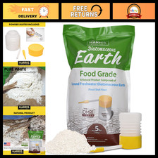 Food Grade Diatomaceous Earth 5lb with Powder Duster, OMRI Organic Approved