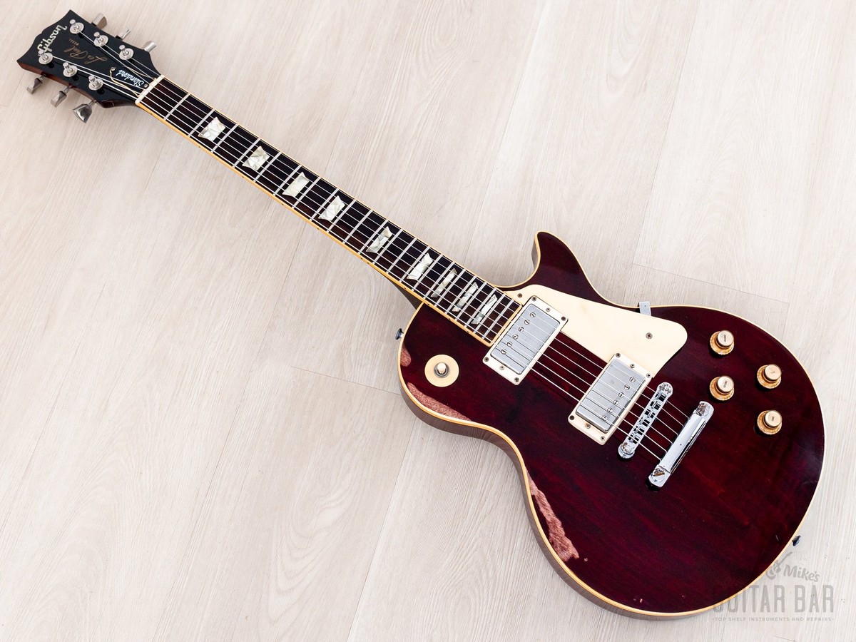 1978 Gibson Les Paul Standard Vintage Guitar Wine Red w/ T Tops | eBay