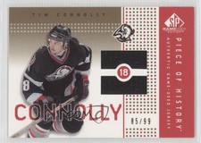 2002-03 SP Game Used Piece of History Gold 85/99 Tim Connolly #PH-TC 0v1