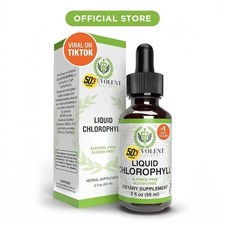 Liquid Chlorophyll Drops 4 Month Supply Healthcare Supplement - Natural Deodor