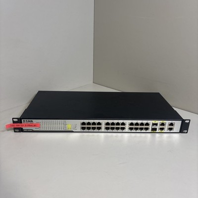 D-LINK DES-1228P Web Smart Fast Ethernet Switch REFB9S1