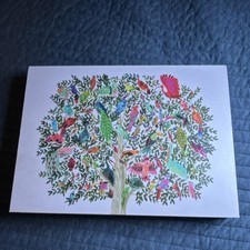 Wacom Graphics Tablet with Colorful Tree Artwork in Original Box