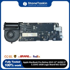 Apple MacBook Pro Retina 2015 13" A1502 i7 3.1GHZ 16GB Logic Board 661-02359
