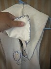 Vintage Apron Homemade With Snaps, Some Damage On Snaps See Pics — photo 3