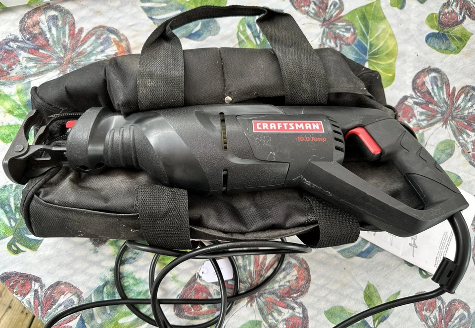 Craftsman Reciprocating Saw Model 172.171840 w/Soft Case and 2 Blades Manual - Image 3 of 4