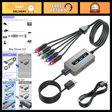 HDMI to Component Converter, 1080P Scaler, YPbPr Adapter for 1080i HD Input