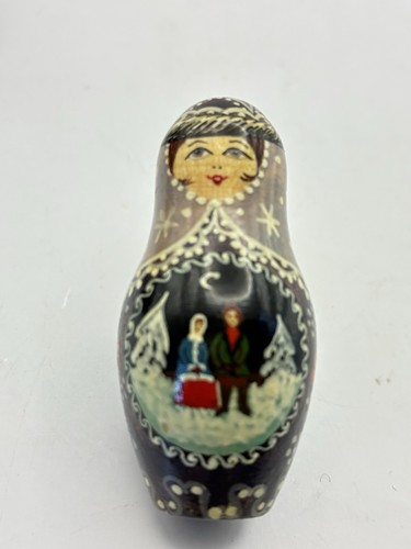 Vintage 7 Matryoshka Russian Nesting Dolls Hand Painted And Signed Artist 1996 - Picture 20 of 24