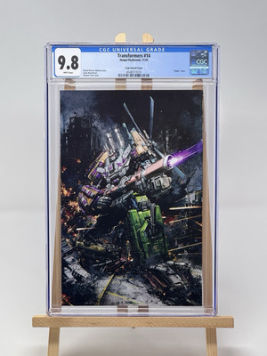 Transformers #14 Cgc 9.8 Image/skybound 2024 Clayton Crain Virgin Ltd 242