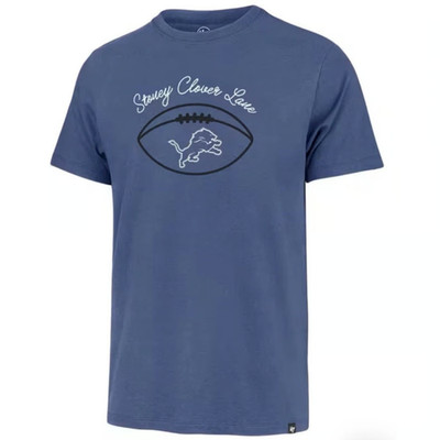 Stoney Clover Lane  (Men's SMALL) '47 Detroit Lions Chain Set Franklin Tee