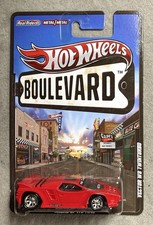 2011 Hot Wheels Boulevard Series - Red Vector W8 Twin Turbo - Real Riders W4631 2011 Hot Wheels Boulevard Series - Red Vector W8 Twin Turbo - Real Riders W4631