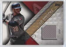 2018 Topps Major League Material Series 1 JD Martinez #MLM-JM qf6