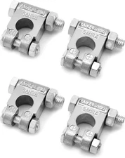 Military Spec Battery Terminals 2 Pairs Negative and Positive Top Post Batte