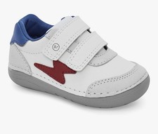Stride Rite Soft Motion Kennedy White Multi Toddler Shoes Size 4.5W Sneakers