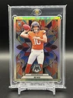 2024 Panini Mosaic Bo Nix Stained Glass Rookie Card #SG-19 SSP Case Hit