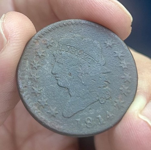 1814 large cent crosslet 4