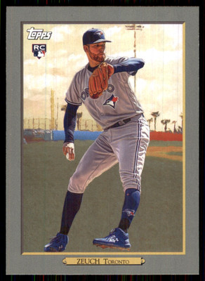 2020 Topps Turkey Red #TR-92 TJ Zeuch RC Rookie Toronto Blue Jays