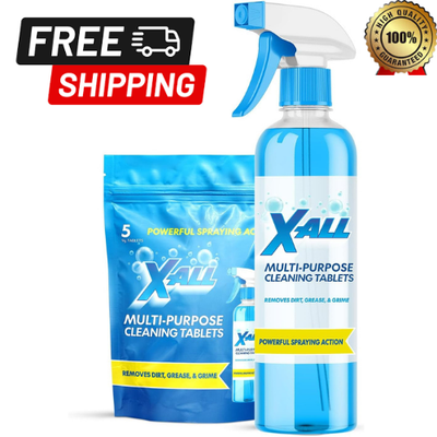 #ad X ALL Multi Purpose Cleaner Spray Bottle and 5x Cleaning Tablets Cleaner for $25.50