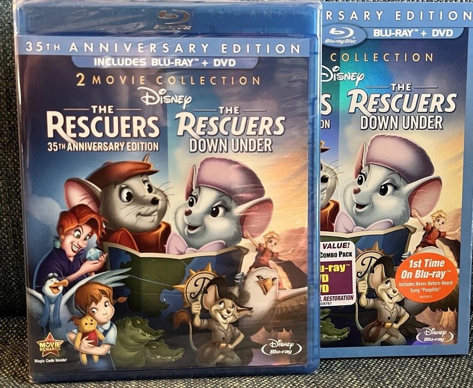The Rescuers / the Rescuers Down under (35th Anniversary Edition) (Blu-ray,... - Image 3 of 4