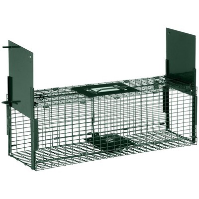 Doppeltür Humane Indoor Outdoor Mausefalle Käfig, gebraucht