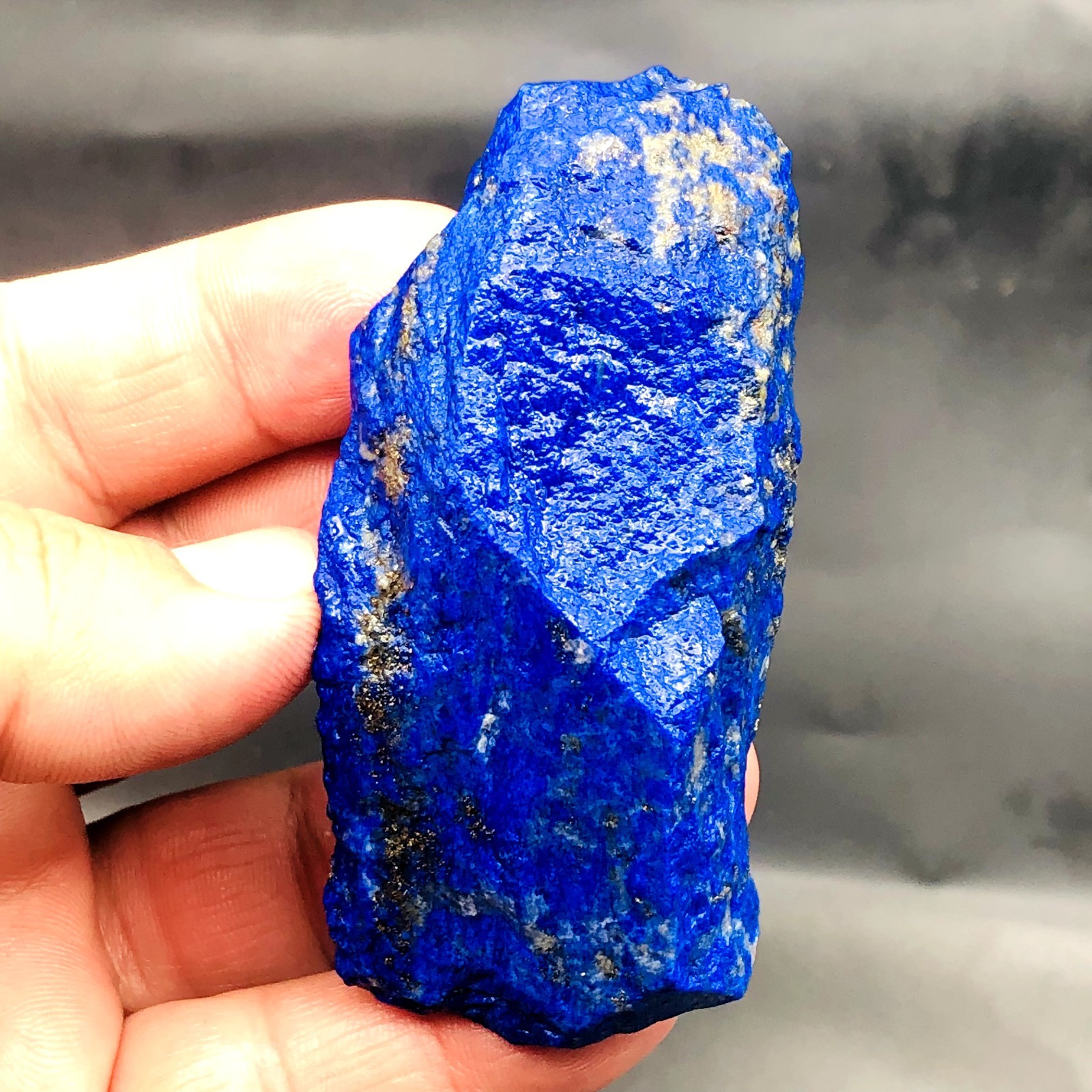 Natural A++ Madani Lapis Lazuli Raw Rough Stone w/ Pyrite 114  grams L421.....1