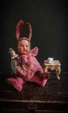 Teddy Doll Rabbit Vintage Style Eco-Friendly Gift