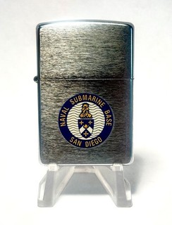 2002 Military Zippor Lighter Naval Submarine Base San Diego Never Been Fired