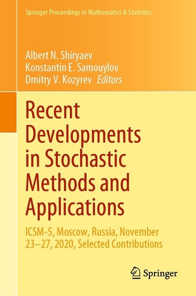 Recent Developments In Stochastic Methods And Applications Konstantin E. Samouyl-image