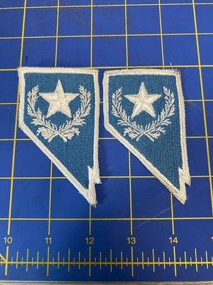 (2) NEVADA ELEMENT JOINT FORCE NATIONAL GUARD PATCHES
