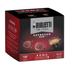 128 Capsule Bialetti Multipack Caffè Roma per macchina da caffè Bialetti