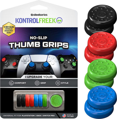 KontrolFreek Universal Thumb Grips (8-Pack) - No-Slip Joysticks for PS5, PS4