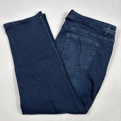 The Perfect Jean NYC Athletic Fit Jeans Men's 46x30 Performance Stretch Dark EUC