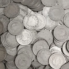 Liberty V Nickel Lot of 400 About Good US Coins