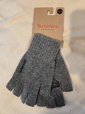 Simms Wool Half Finger Glove, Size S/M, Brand New! #6820