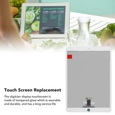 10.5in Touch Screen Replacement White Tempered Glass Replaceable Digitizer