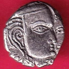 Rare Gupta Empire Silver Drachm Kumaragupta I – Madhyadesha “Peacock” Type #K16