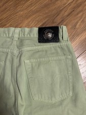 Vintage Versace Couture Peppermint Green Jeans