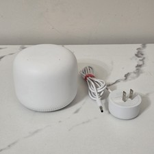 Google Nest Wifi Point H2E Add On Extender Smart Speaker Mesh System White
