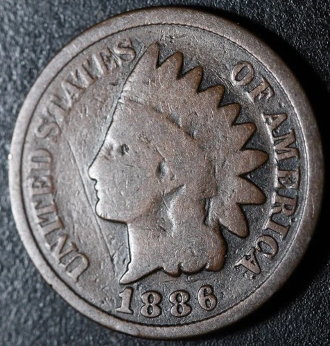 1886 INDIAN HEAD CENT - GOOD - T2 Type 2