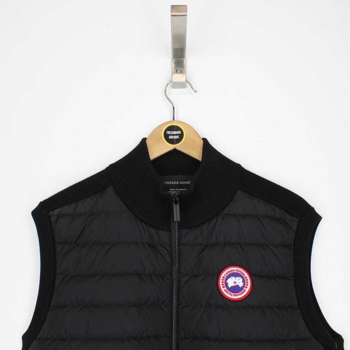 Canada Goose Hybridge Knit Black Down Gilet Bodywarmer
