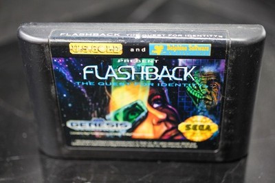 Flashback: The Quest for Identity (Sega Genesis) Cartridge TESTED