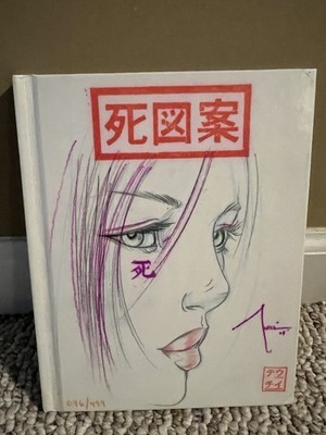 2004 Sketchbook Remarked Shi Billy Tucci 096/499 Beautiful Pencil Sketch SDCC
