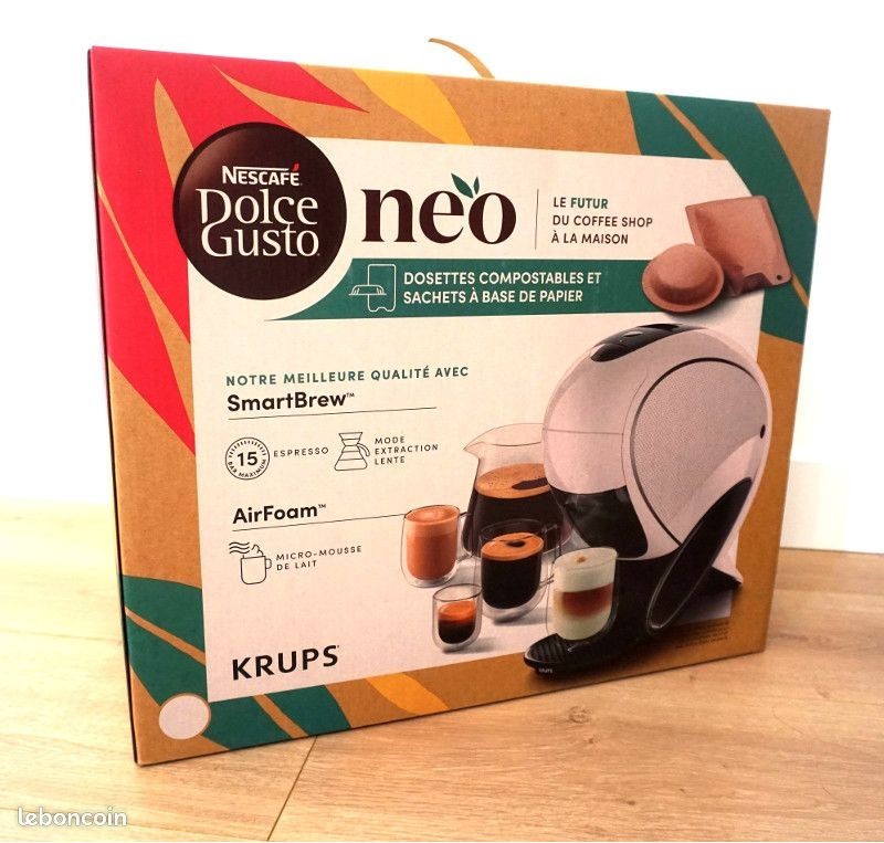Machine à capsule Neo Krups Nescafé Dolce Gusto expresso blanc