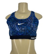 Nike Pro Large Women Classic Padded Tidal Multi sports bra Racerback 1-5