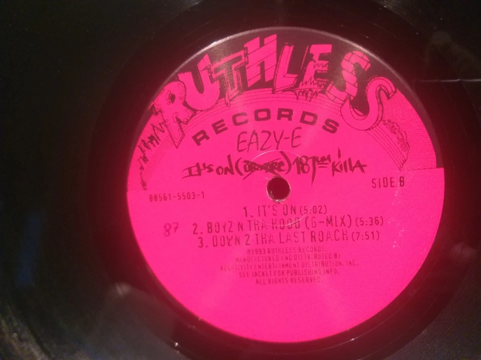 LP EAZY-E It's On (Dr. Dre) 187um Killa 1. Auflage US 94 1st Press RARE N.W.A EX - Bild 4 von 4