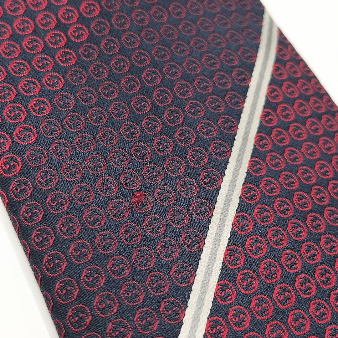 Gucci Interlocking GG Pattern Regimental Jacquard… - image 17