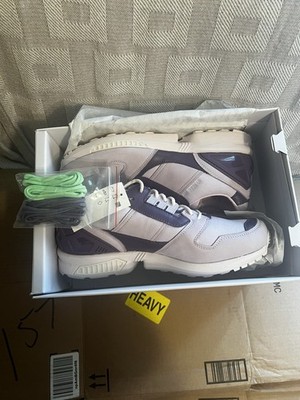 adidas ZX 8000 Running Shoes White/Purple/Light Aqua Size 10.5M Or 12W.
